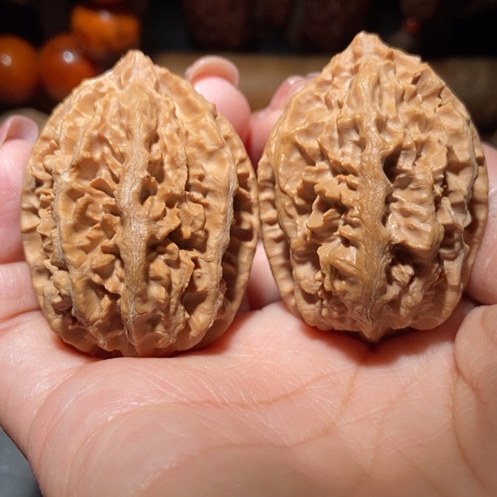 把件文玩核桃东北楸子小雪61