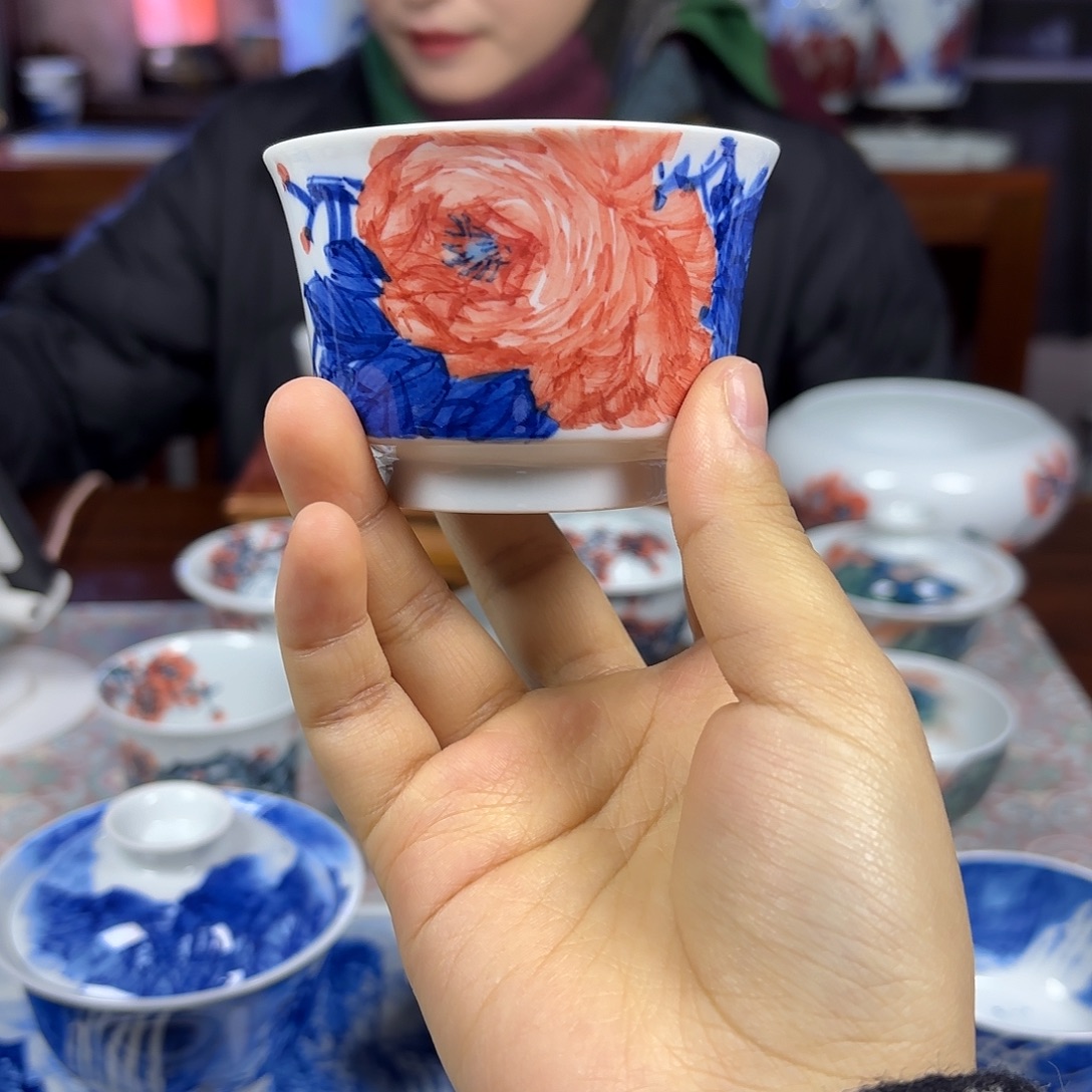 国一王老师手绘牡丹