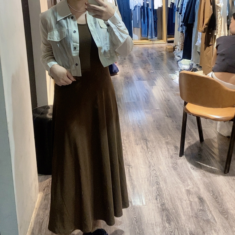 法式时尚纯色长袖防晒衬衫女夏季外穿短款轻薄休闲上衣