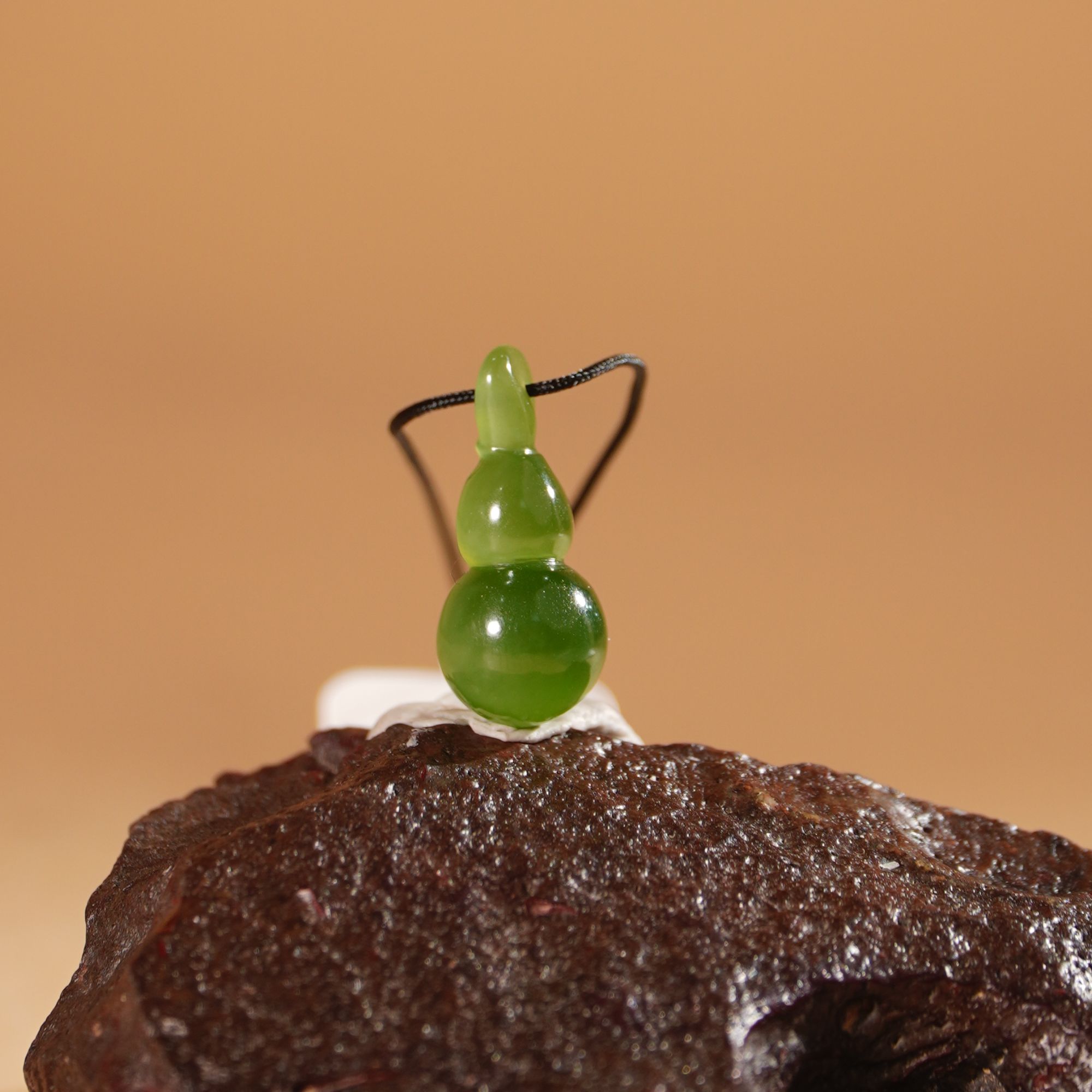 HA00484和田玉碧玉葫芦吊坠