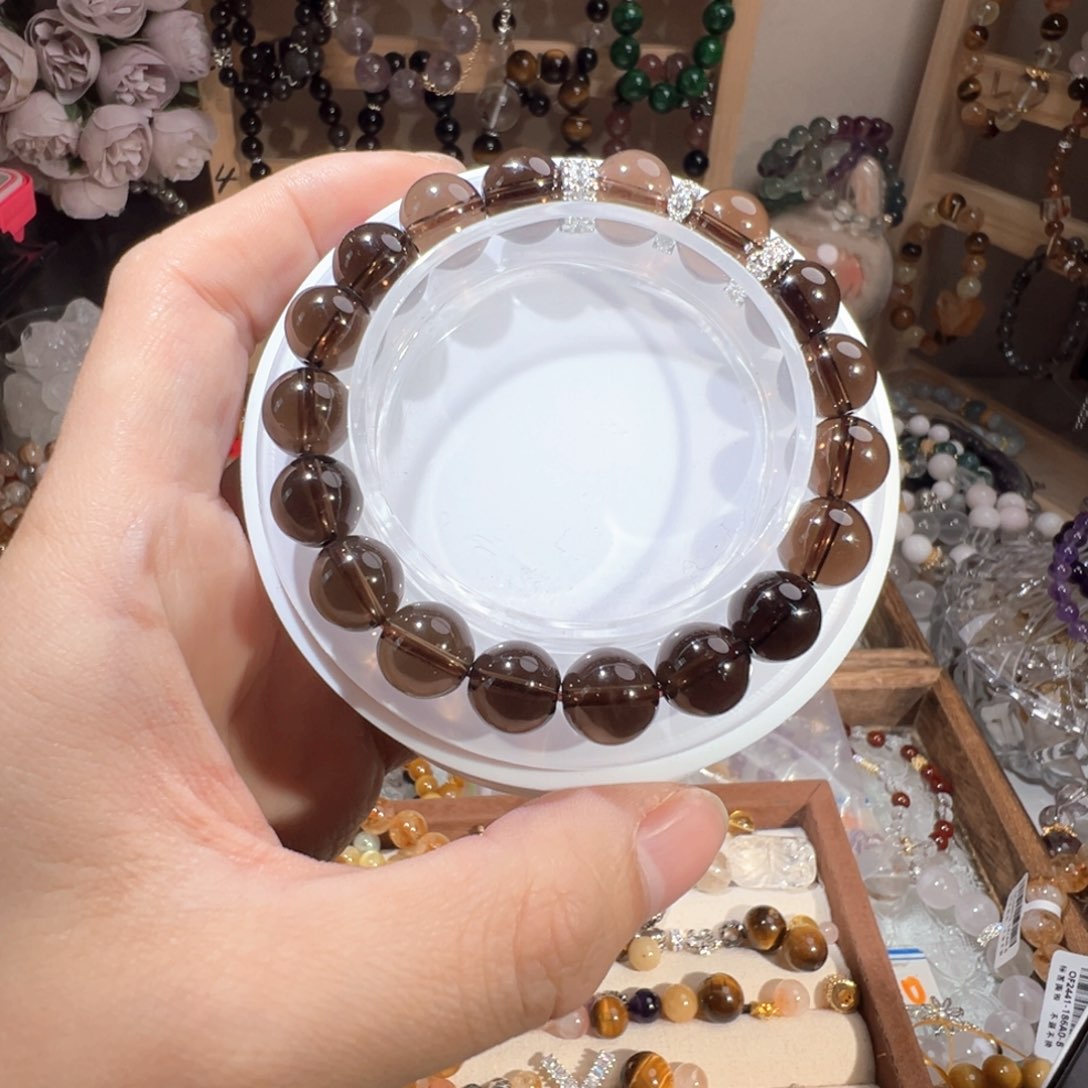 水晶手绳未镶嵌茶晶