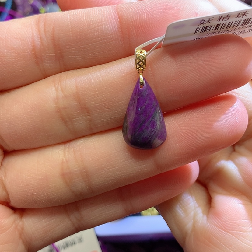 【闪购商品】苏纪石（舒俱来）吊坠18K金镶嵌