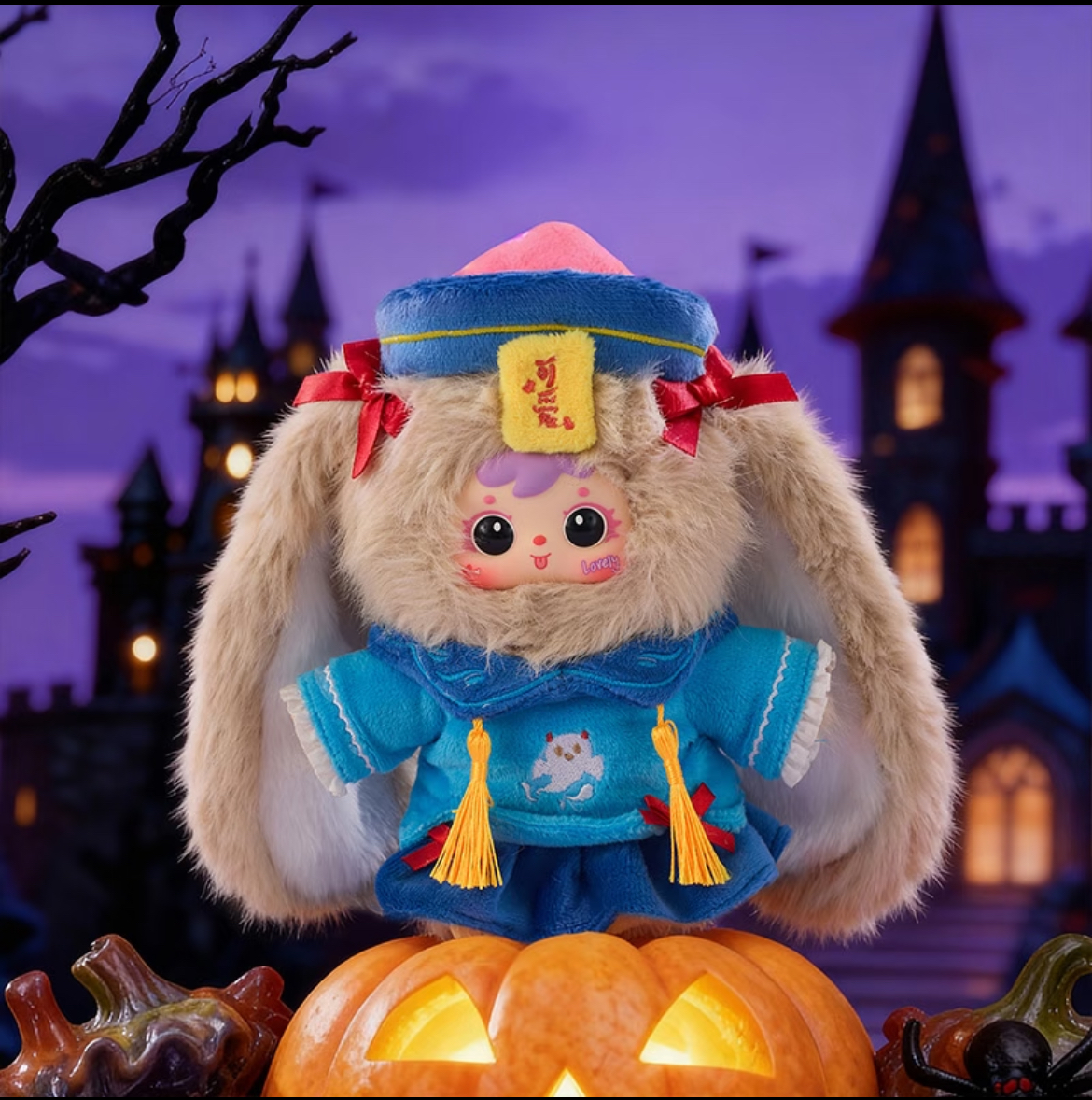 (代拆)新品正版三小毛【万圣节系列】可爱萌物毛绒盲盒生日礼物挂件