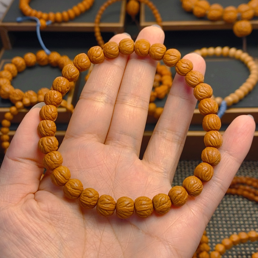 九***)吊坠桃核秦岭森林09