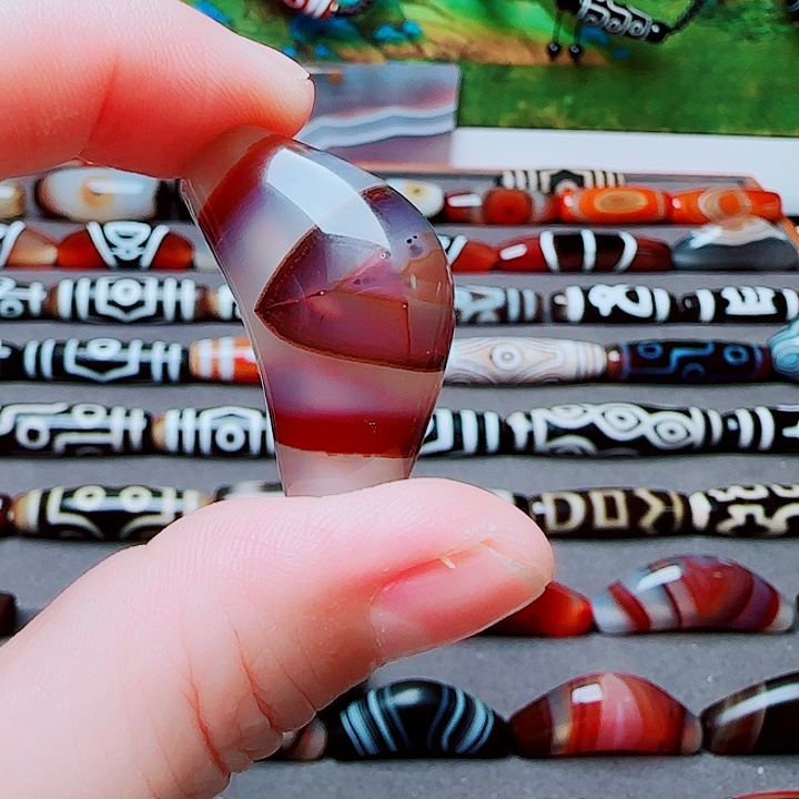 玛瑙/玉髓合金珠宝半成品