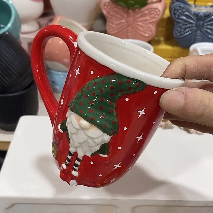 陶盆有孔 瑕疵针孔漏釉介意勿拍口 8高11