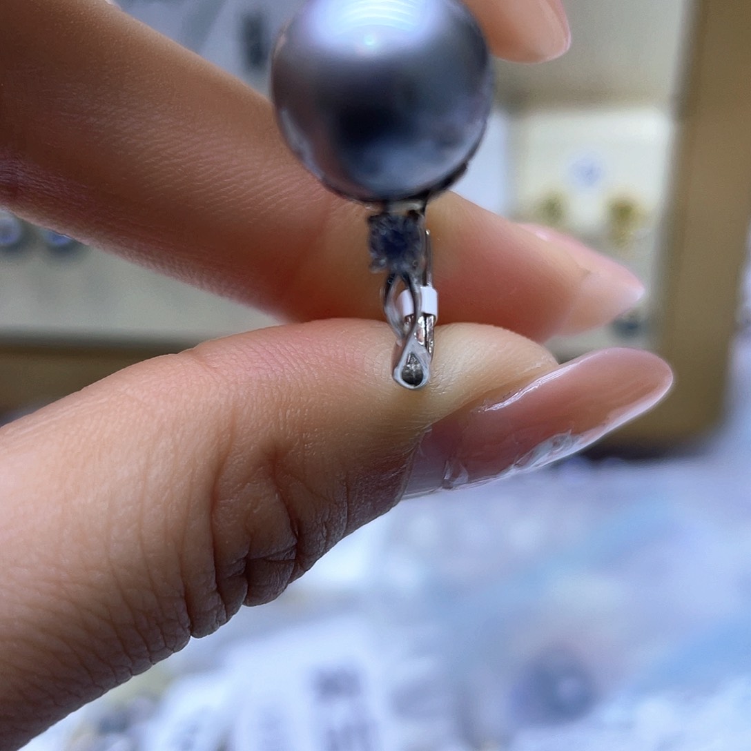 海水珍珠戒指银S925镶嵌