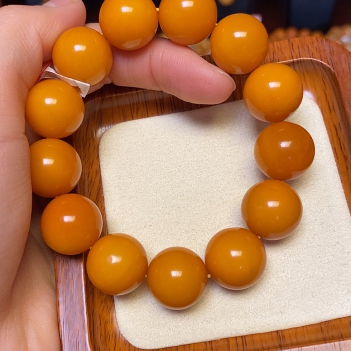 【闪购商品】蜜蜡手链未镶嵌手串