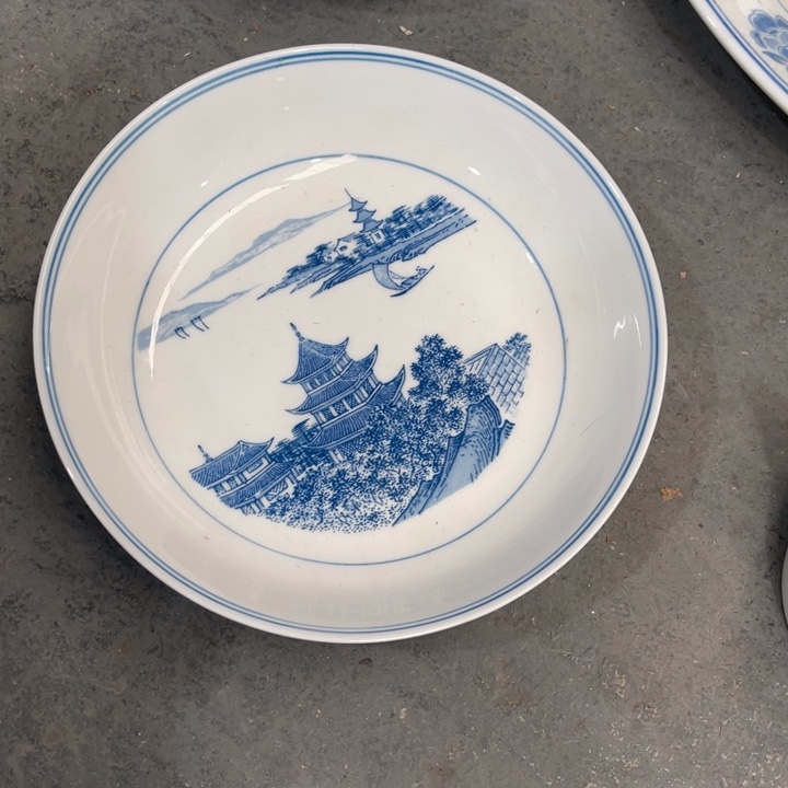 醴陵高温瓷20厘米深盘