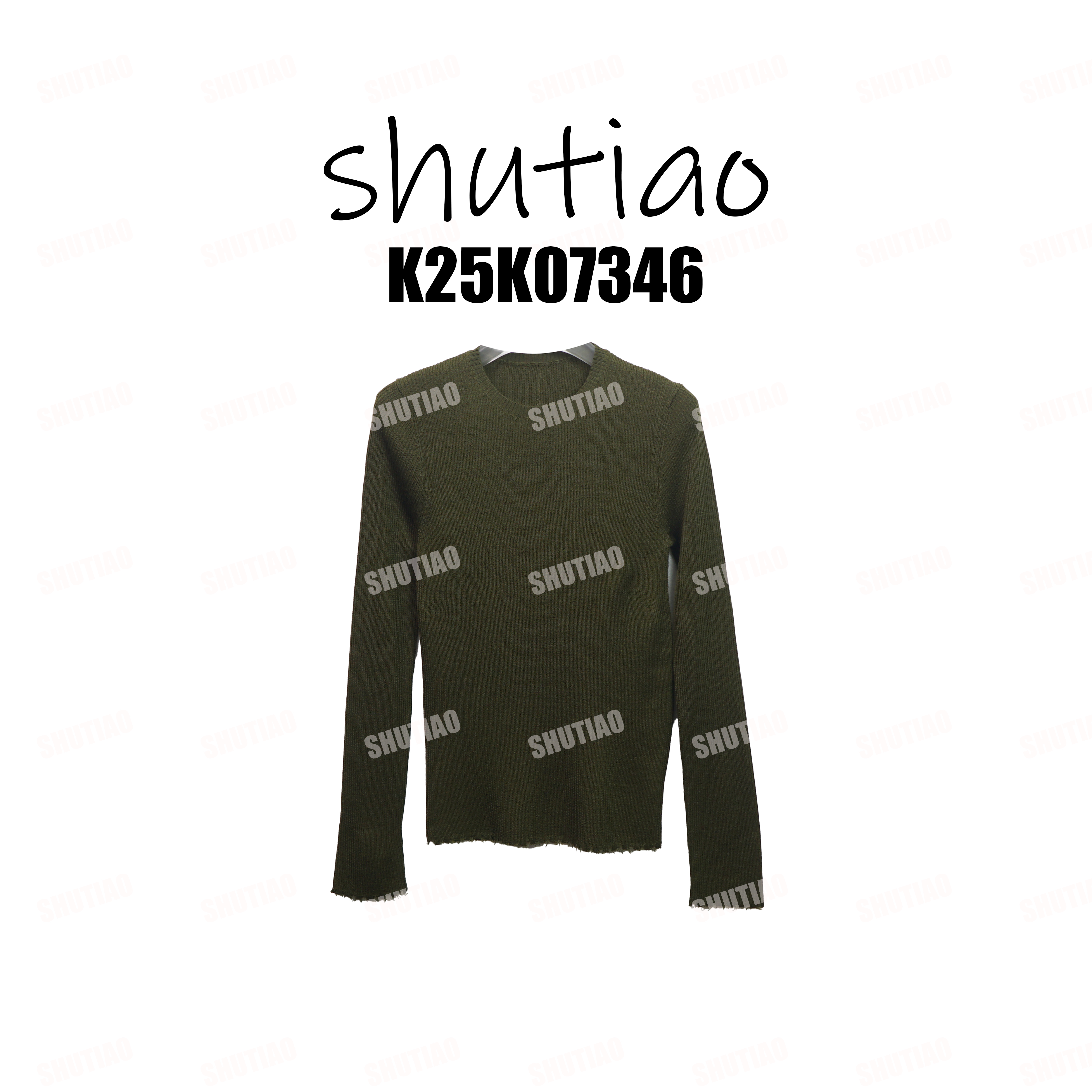 【SHUTIAO】2025秋冬：新款小众设计款毛衣K25K07346