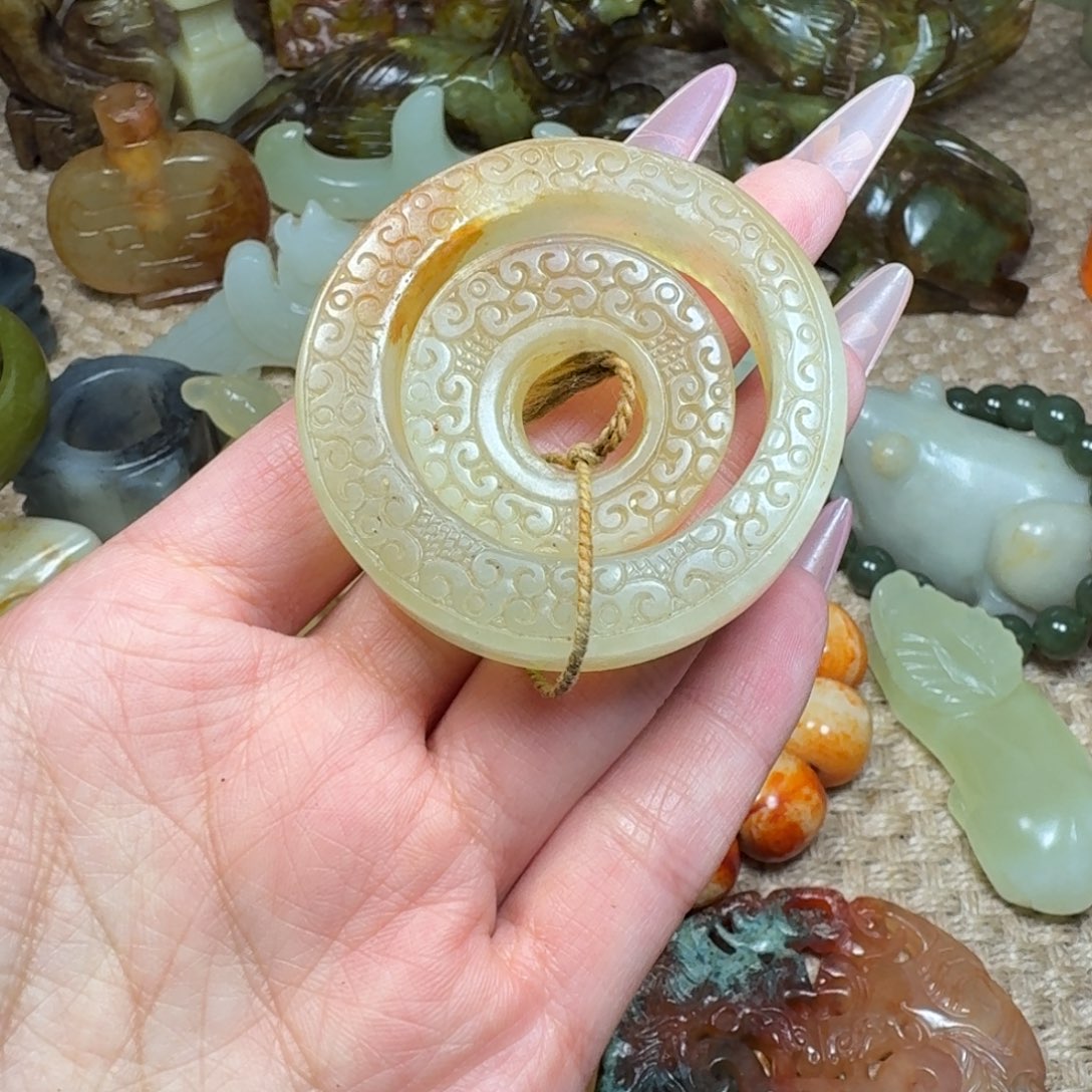 吊坠白玉菩提挂件