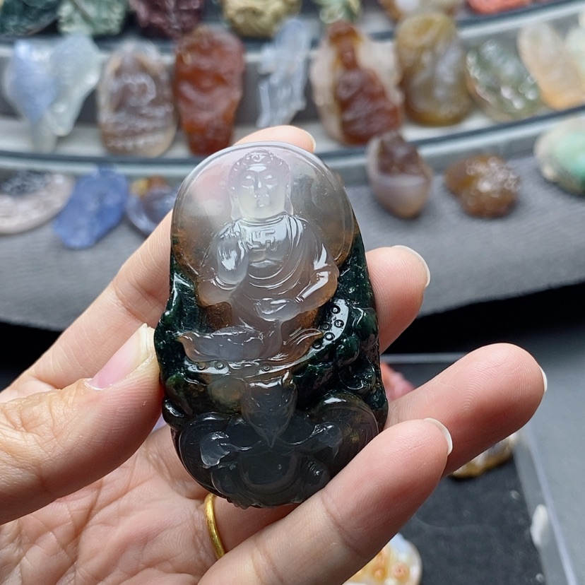 【闪购商品】未镶嵌吊坠定制玛瑙
