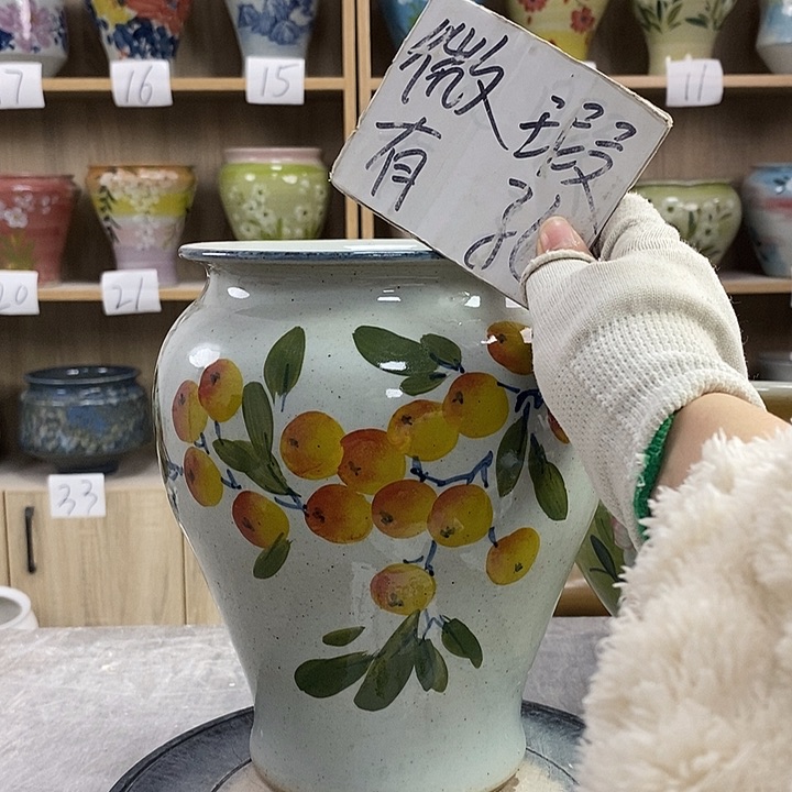 缸13xc景德镇陶瓷花盆