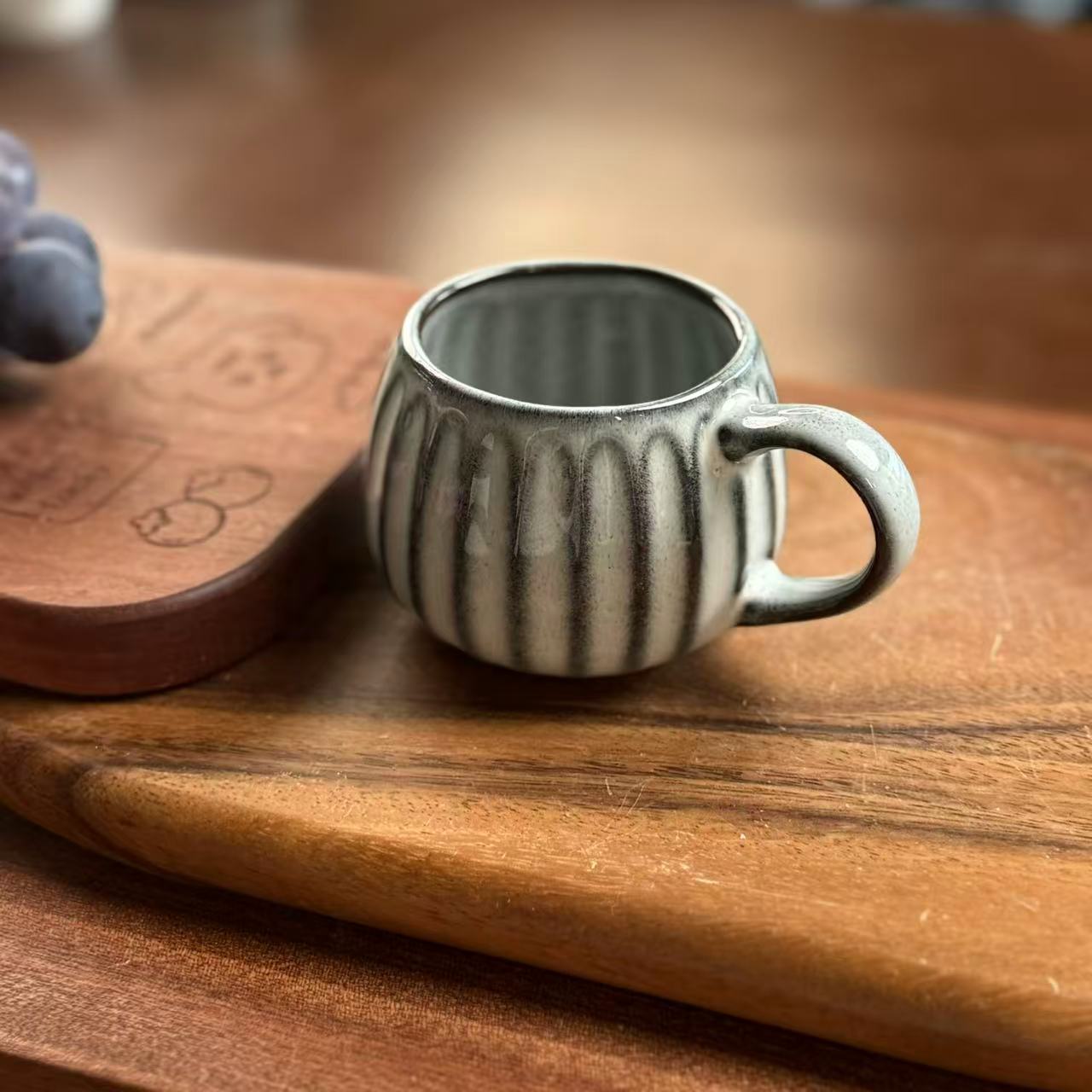 复古陶瓷小水杯窑变牛奶杯 微瑕 凑满20发货