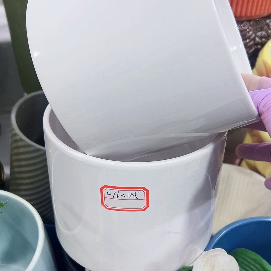 有孔外贸尾单陶瓷花盆凑单10米包邮