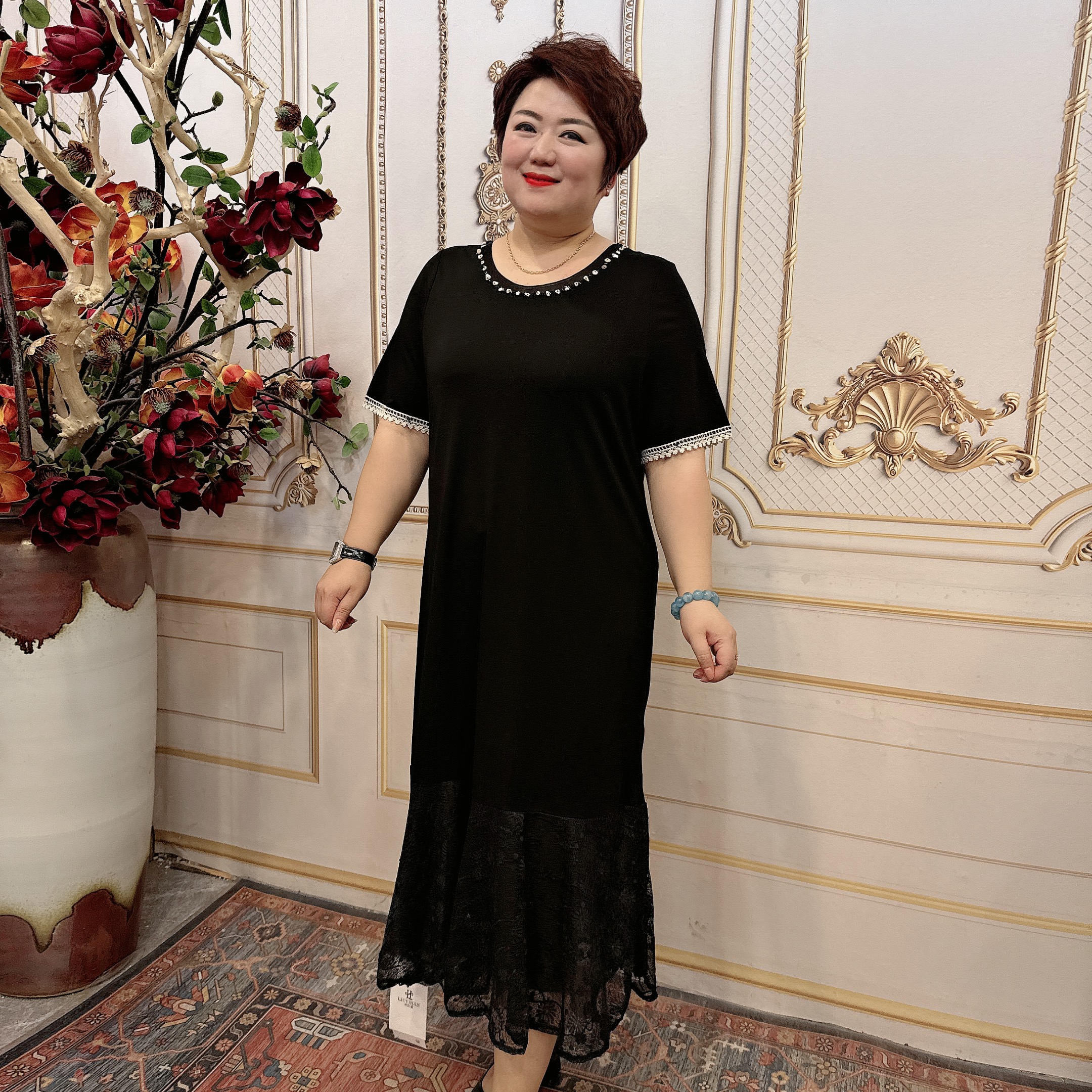 （裙长120）新款时尚百搭连衣裙68603