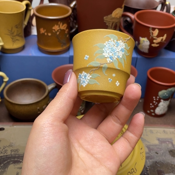 紫砂茶杯紫砂主人杯