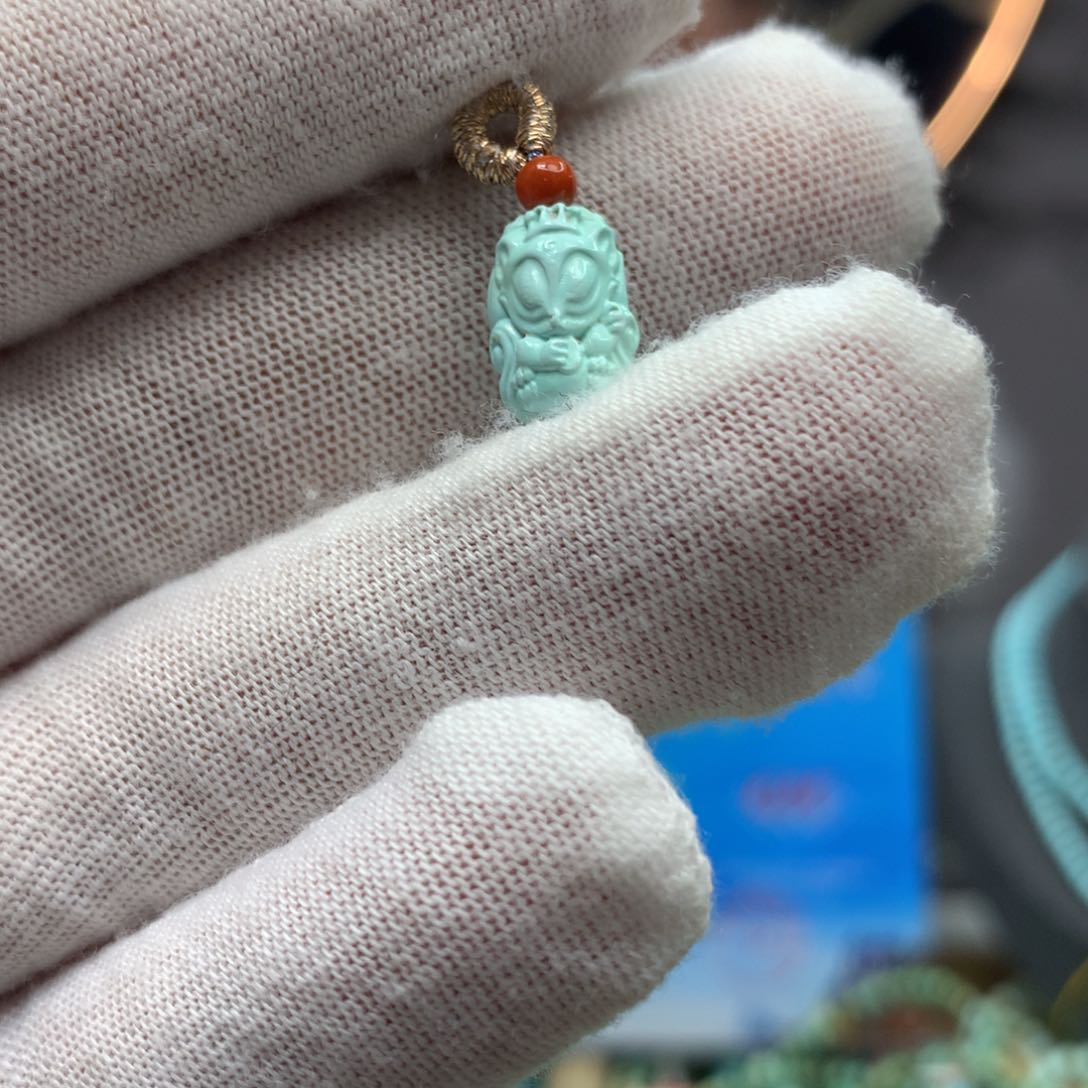 绿松石挂件未镶嵌