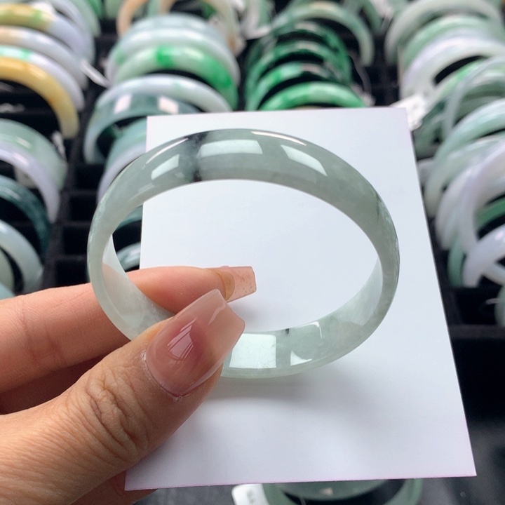 翡翠手镯未镶嵌公主52-53