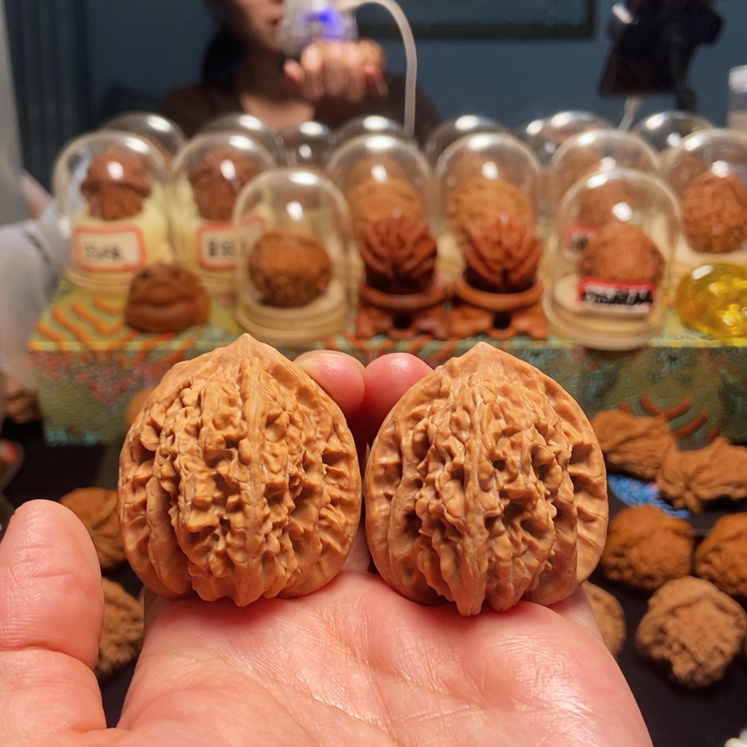 吊坠文玩核桃41盘龙虎全品
