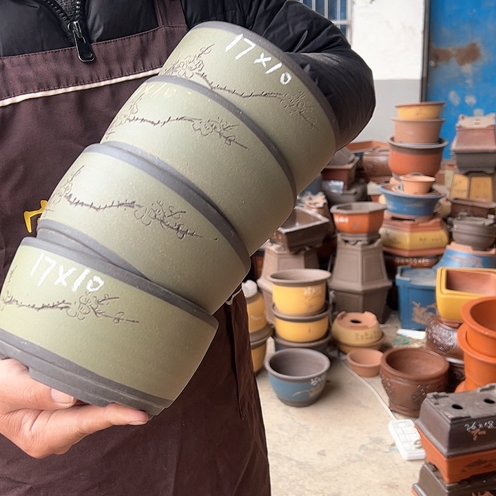 紫砂花盆不好意思哈哈哈我