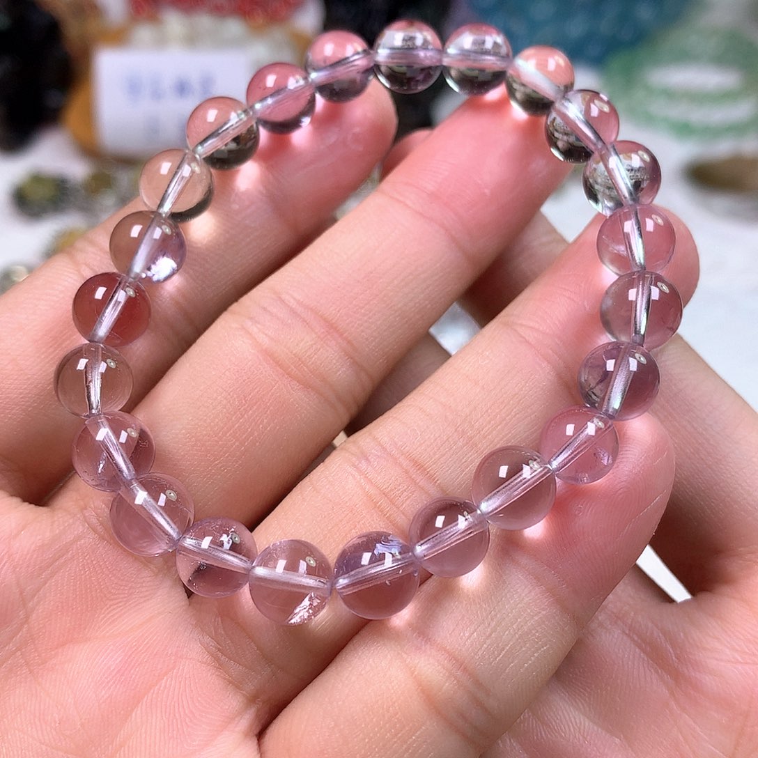 水晶手串未镶嵌天然水晶