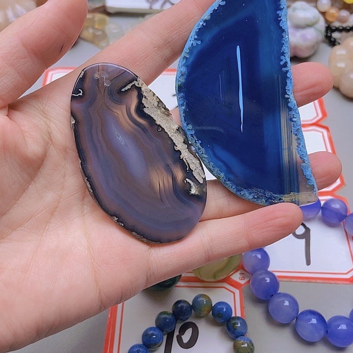 【闪购商品】未镶嵌玛瑙/玉髓珠宝半成品一*空