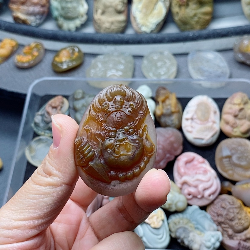 【闪购商品】定制玛瑙吊坠未镶嵌