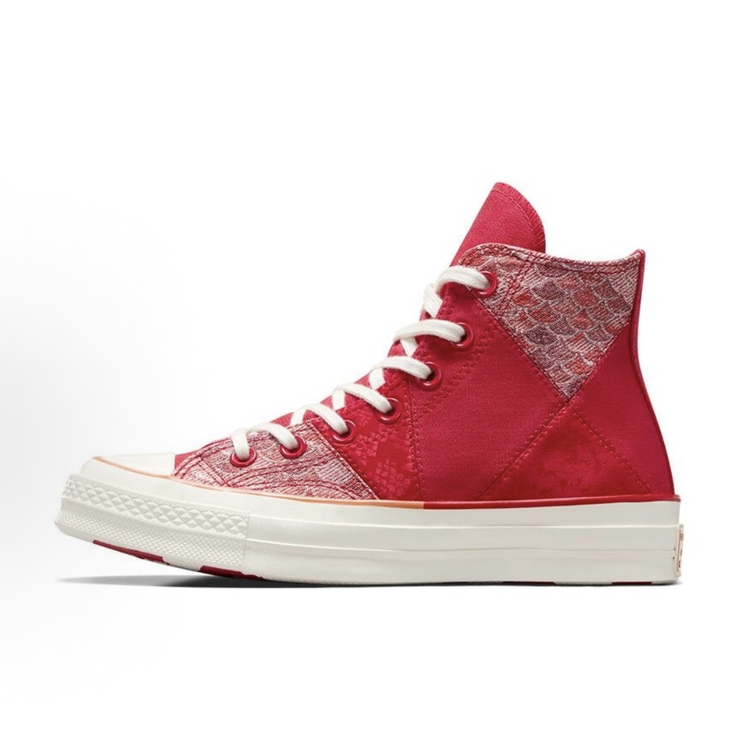Converse 1970s 百搭舒适 高帮 帆布鞋 男女同款 红色A08700C