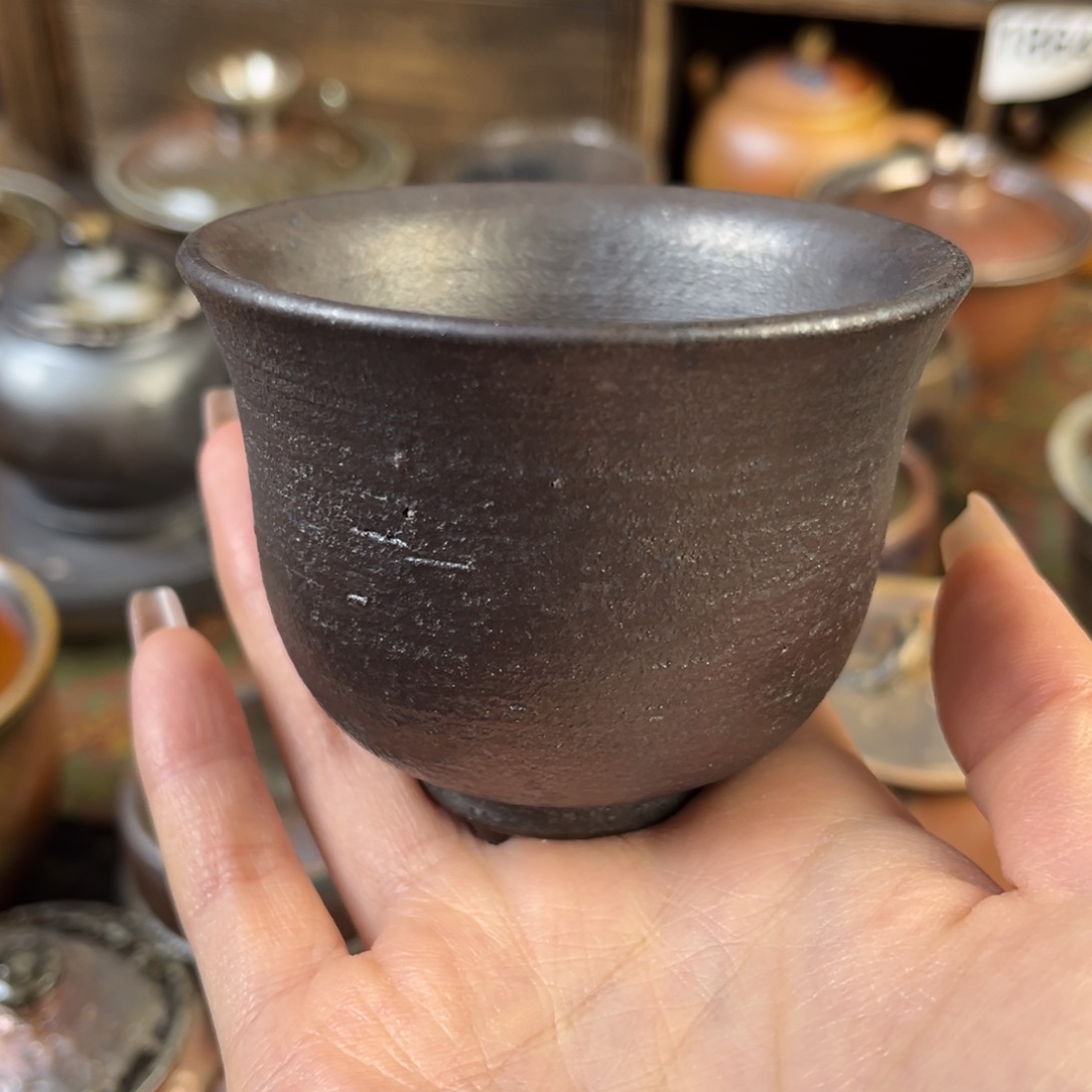 杯柴烧茶器主人杯