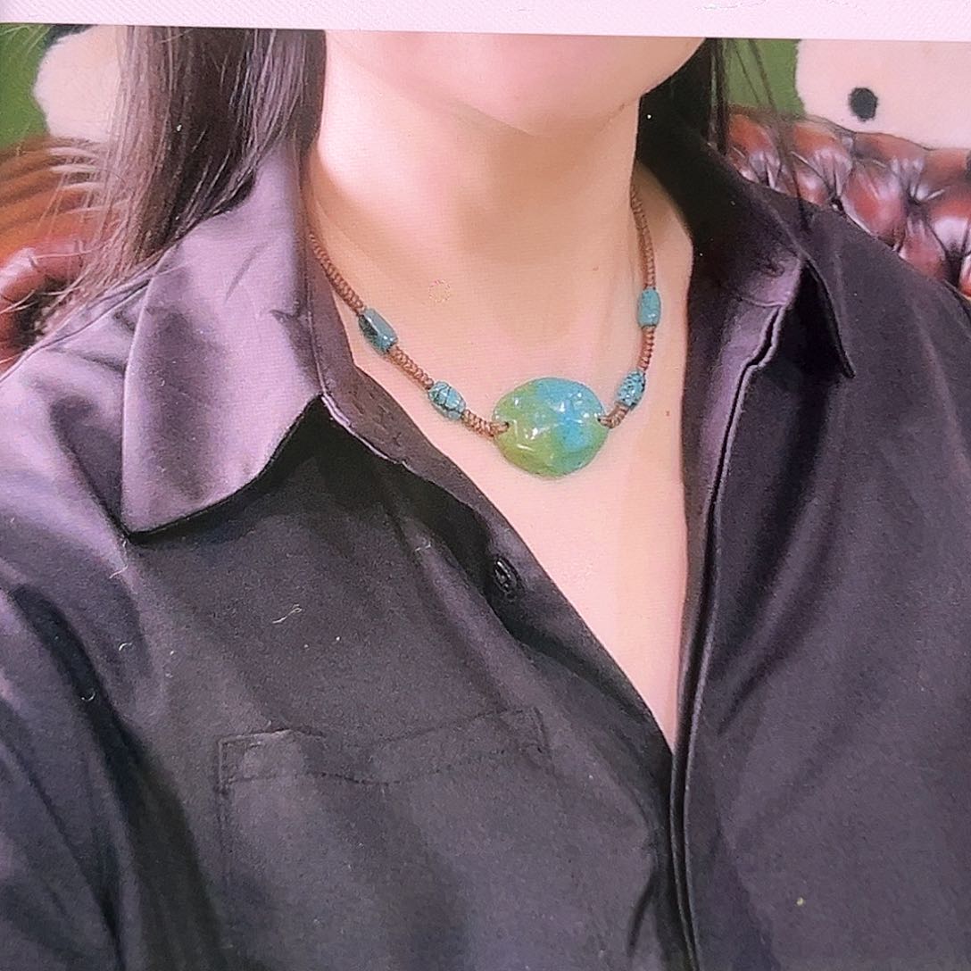 无非金属原创设计手工编绳锁骨链