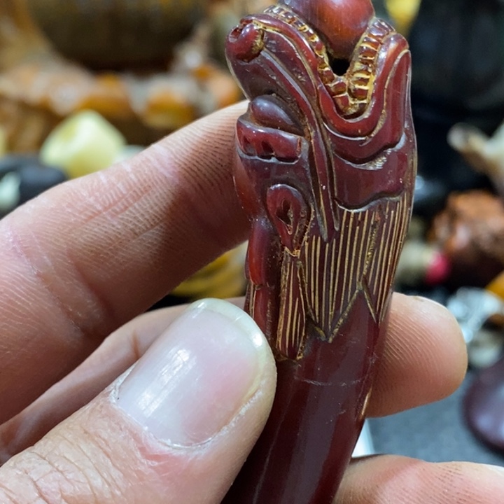 滴血莲花菩提吊坠