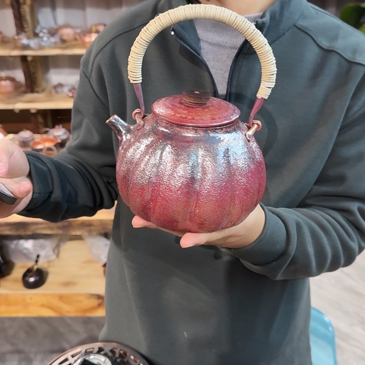 茶***妹紫铜手工制作摆件