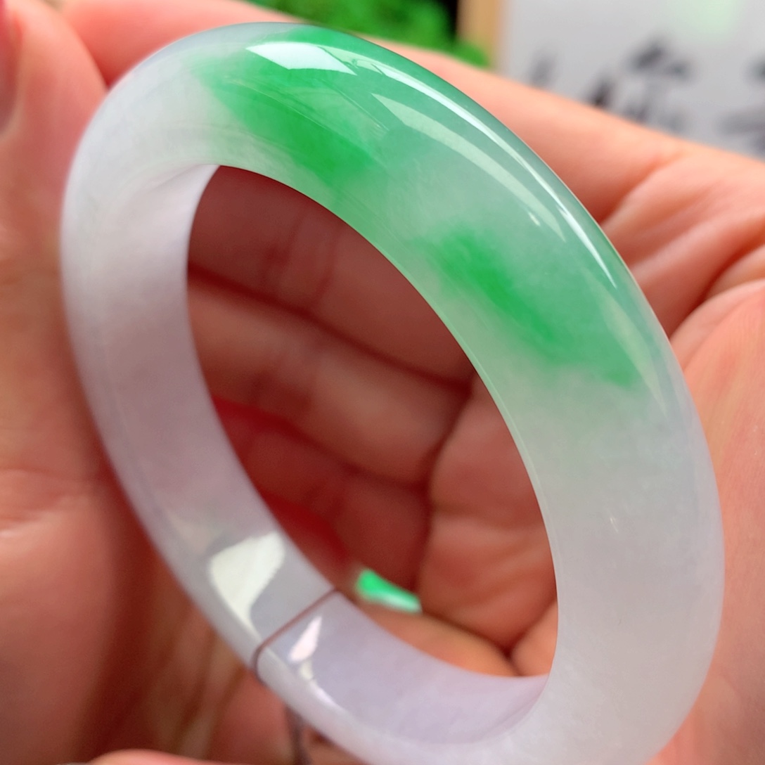 未镶嵌手镯翡翠缅甸56.4圈口