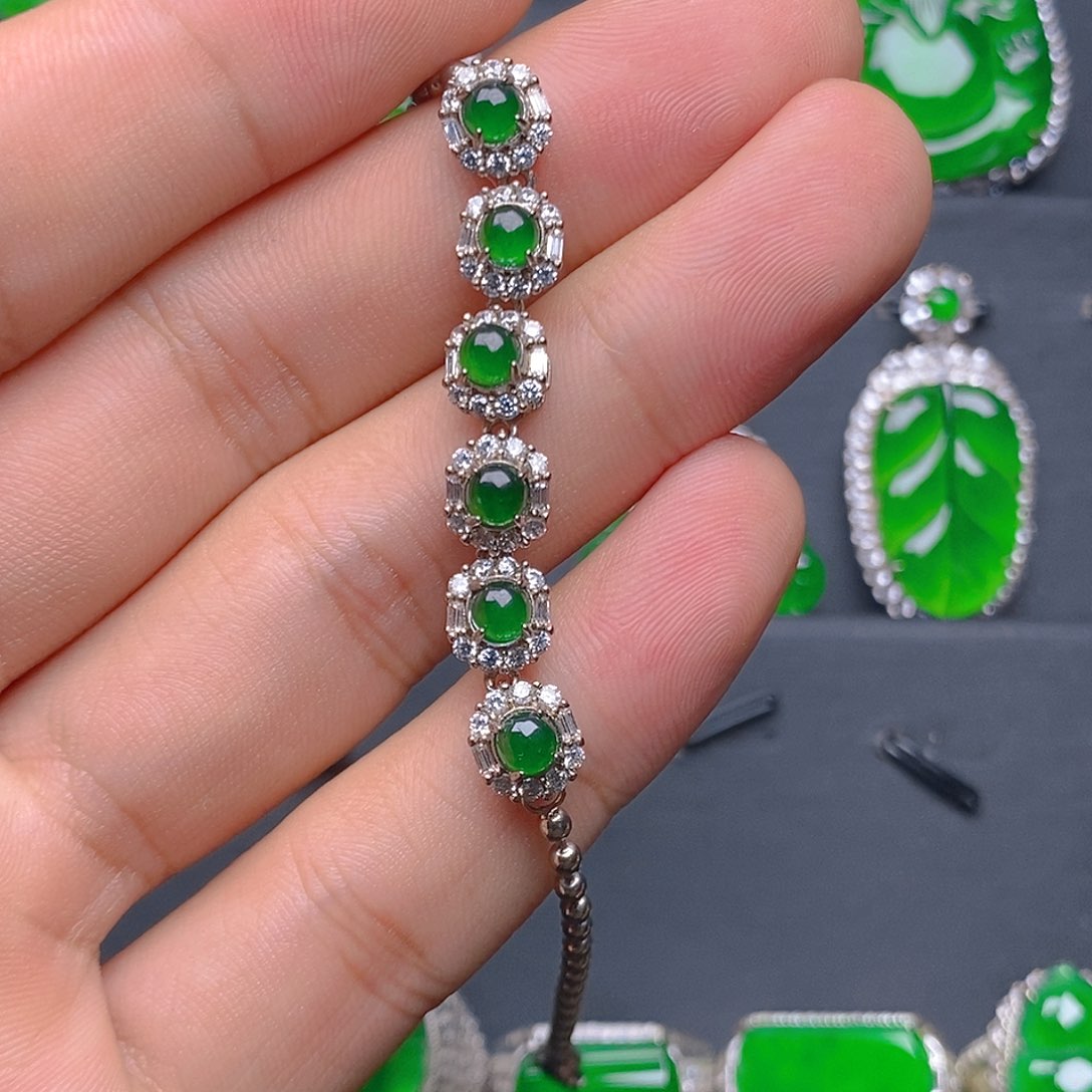 未镶嵌手链翡翠手链