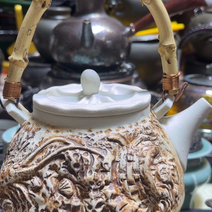 中古瓷器铜铁锡银壶