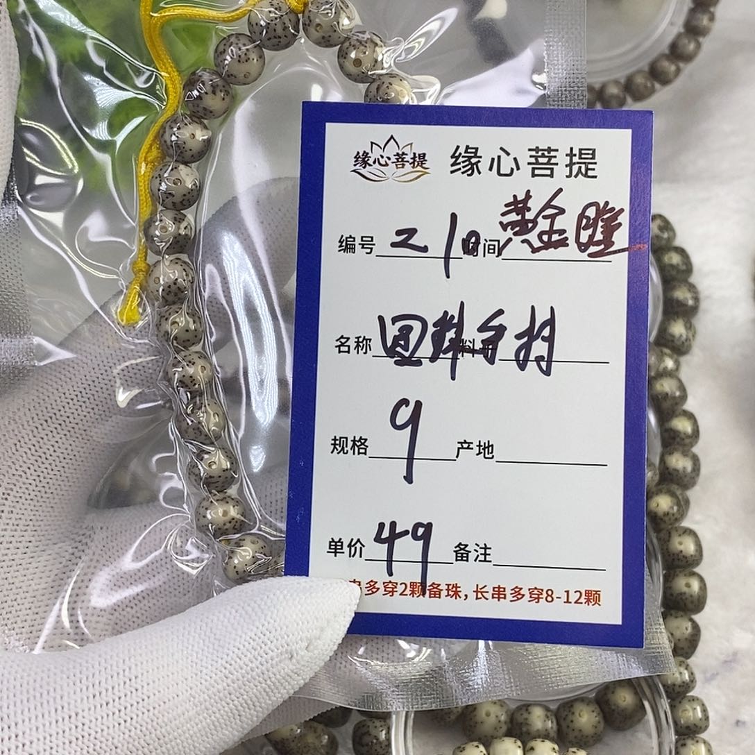 星月菩提吊坠黄金瞳圆珠手持 