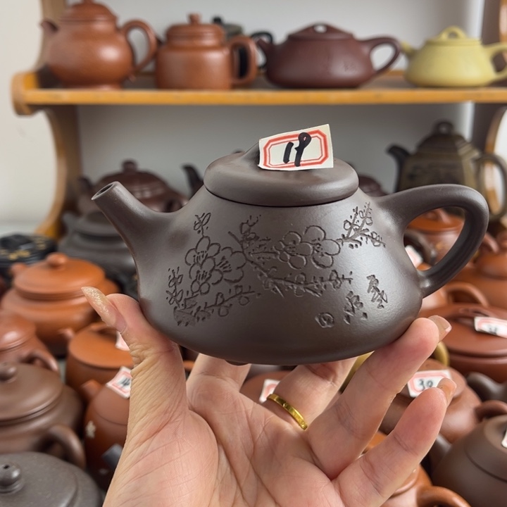 往***日茶壶紫砂宜兴紫砂微瑕