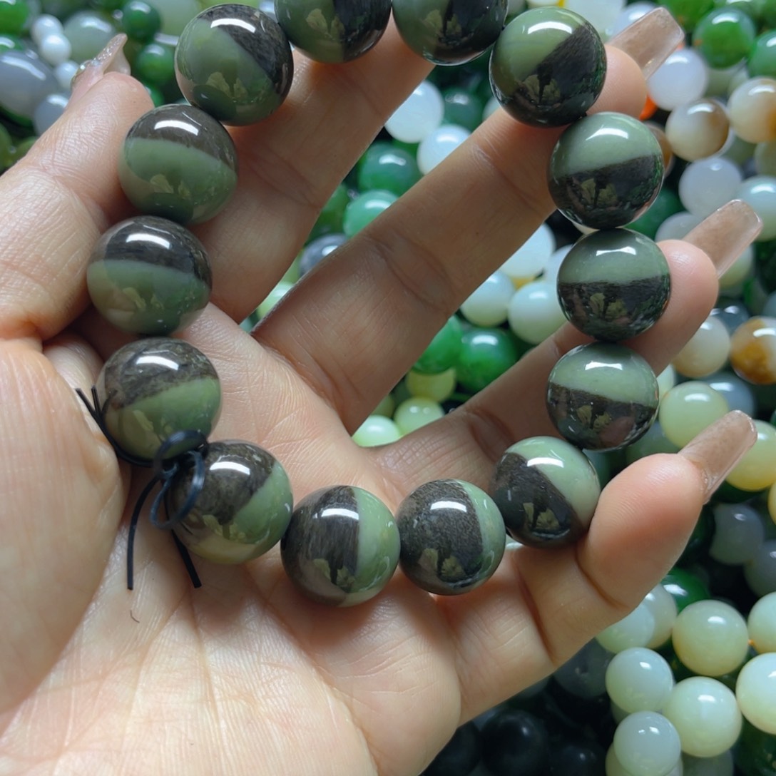 和田玉手链未镶嵌