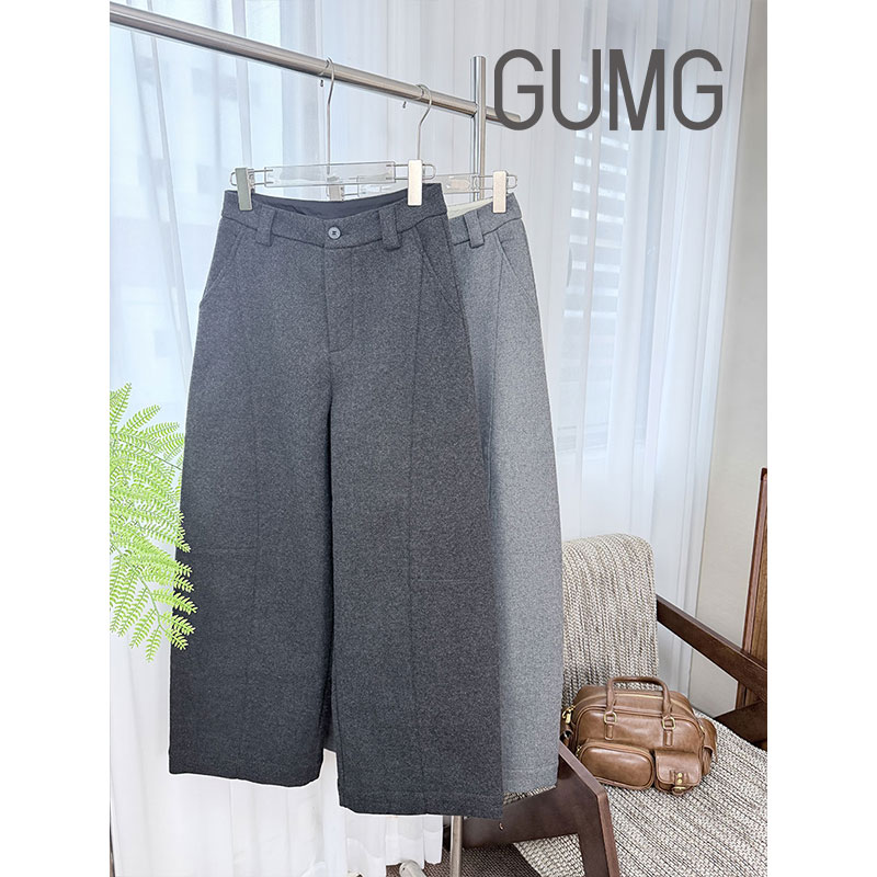 【女装优选】GUMG-韩系高知显瘦毛呢裤GM20477