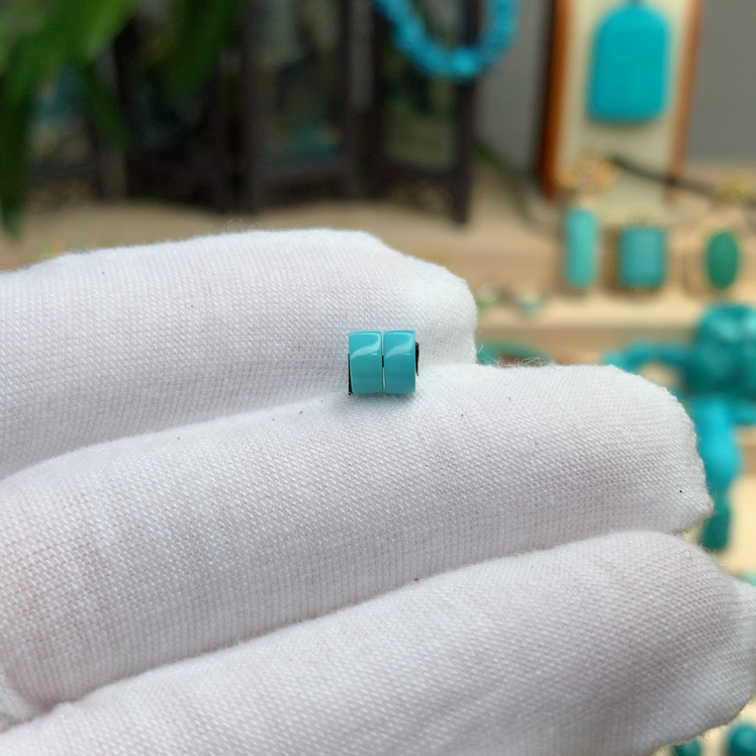 绿松石珠宝半成品未镶嵌