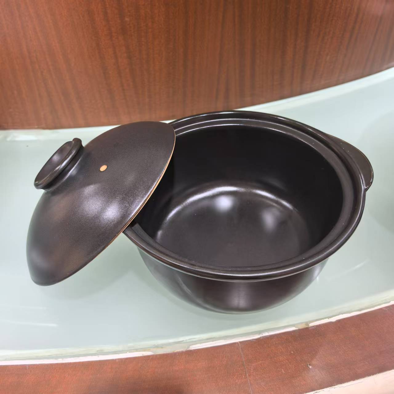 景德镇珍宝2.5升砂锅2411黑