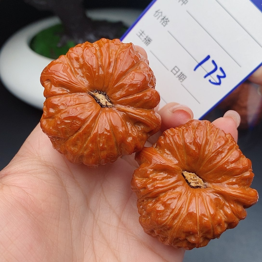 把件文玩核桃46南瓜173