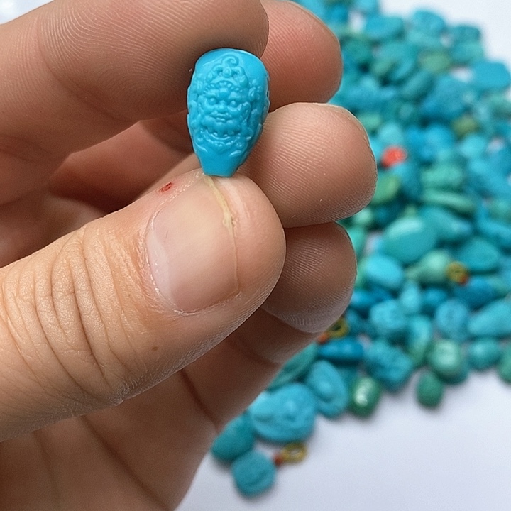 绿松石珠宝奇石未镶嵌