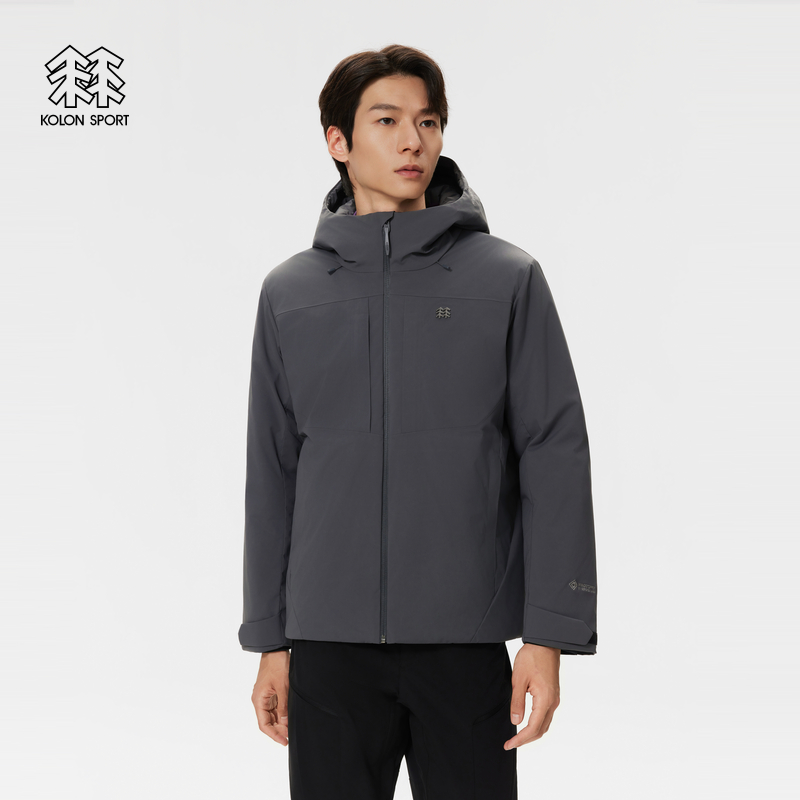 KOLON SPORT可隆保暖棉衣防水透湿P棉男士WINDSTOPPER中量级棉服