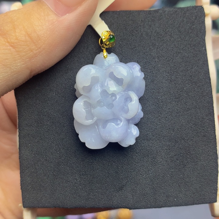 翡翠手链18K金镶嵌翡翠