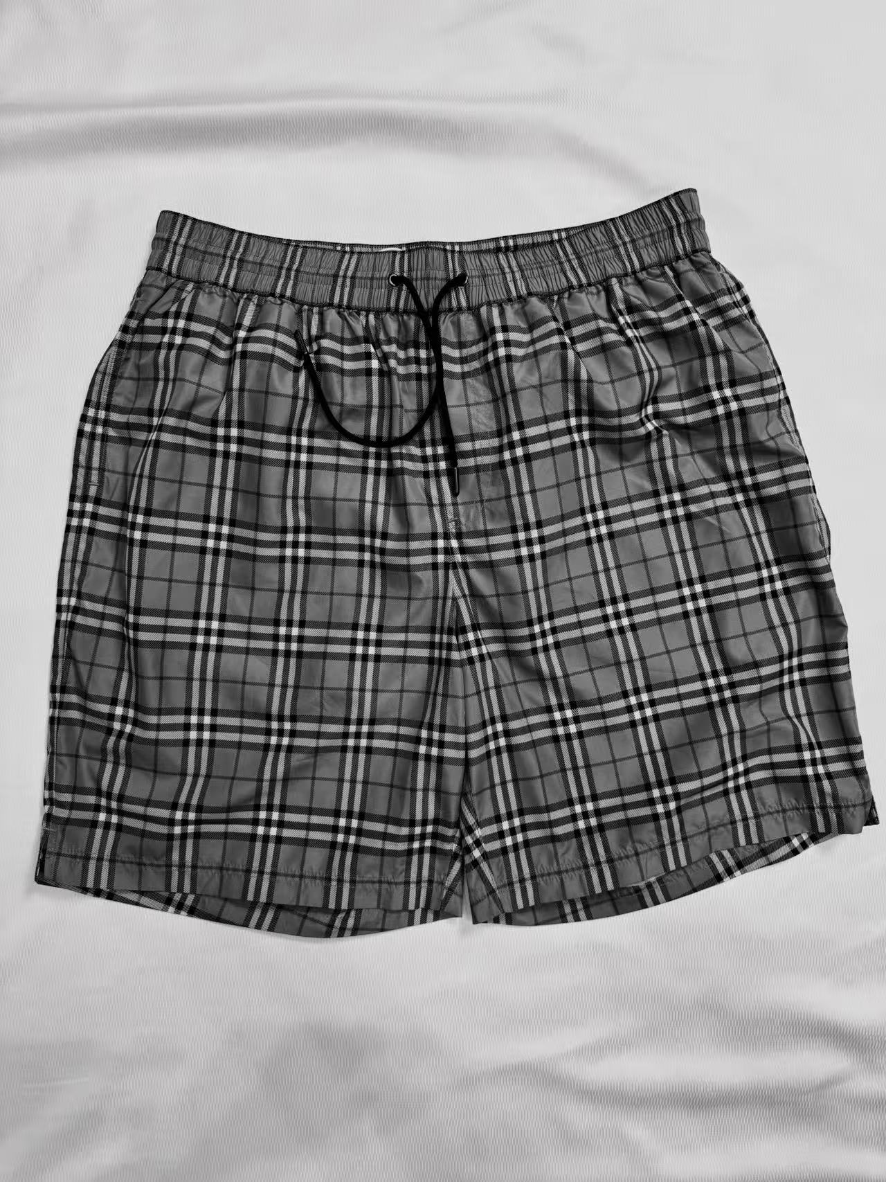 【章鱼奢选】 小玻璃格纹短裤 A20 （2）