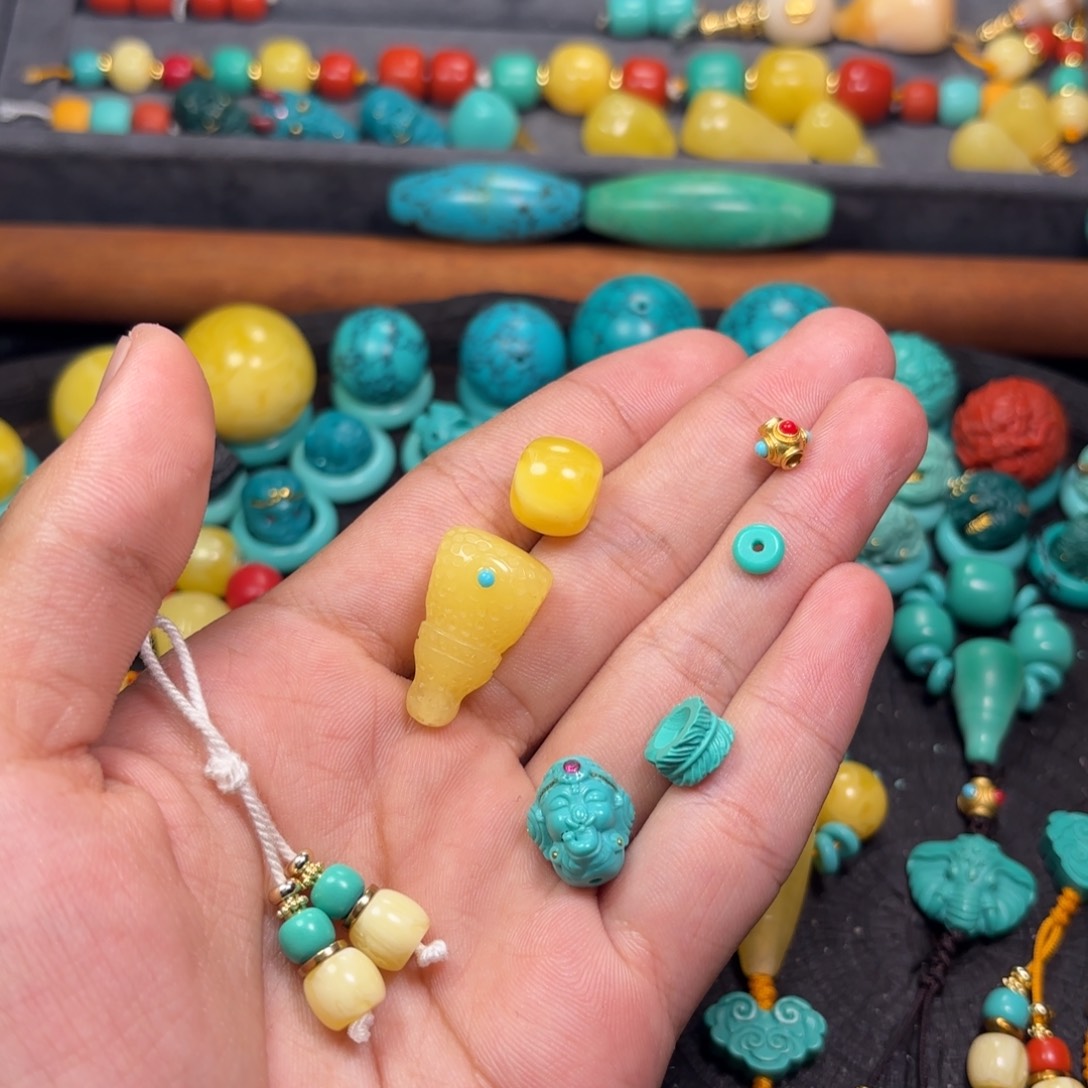 玛瑙/玉髓未镶嵌珠宝半成品12 13 象神羽毛 隔片卡6