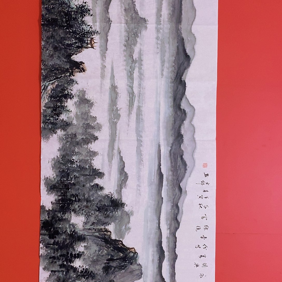国画山水花鸟国画作品