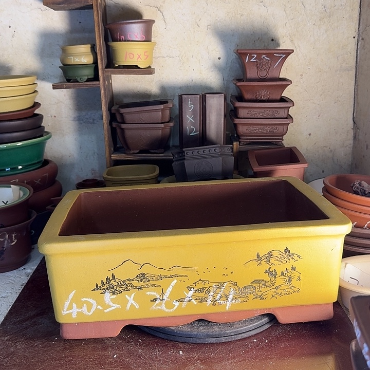 宜兴紫砂花盆手工制作